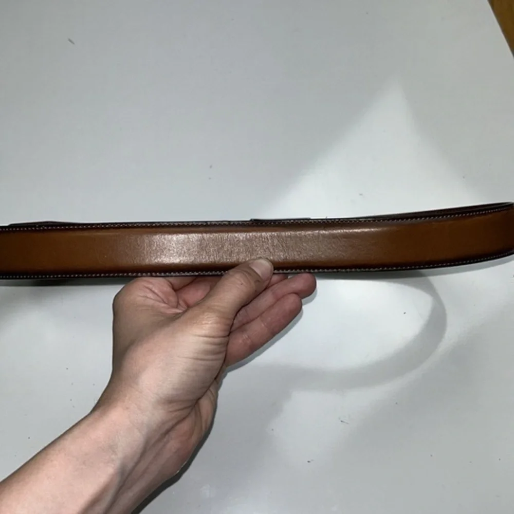 Perry Ellis portfolio‎ brown leather belt